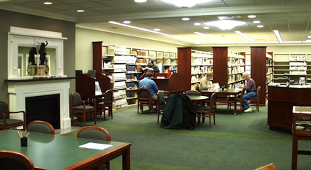 interior of library