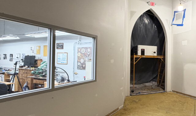 Archway construction.